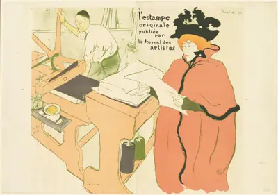 Cover for "L'estampe originale" (Couverture de "L'estampe originale")