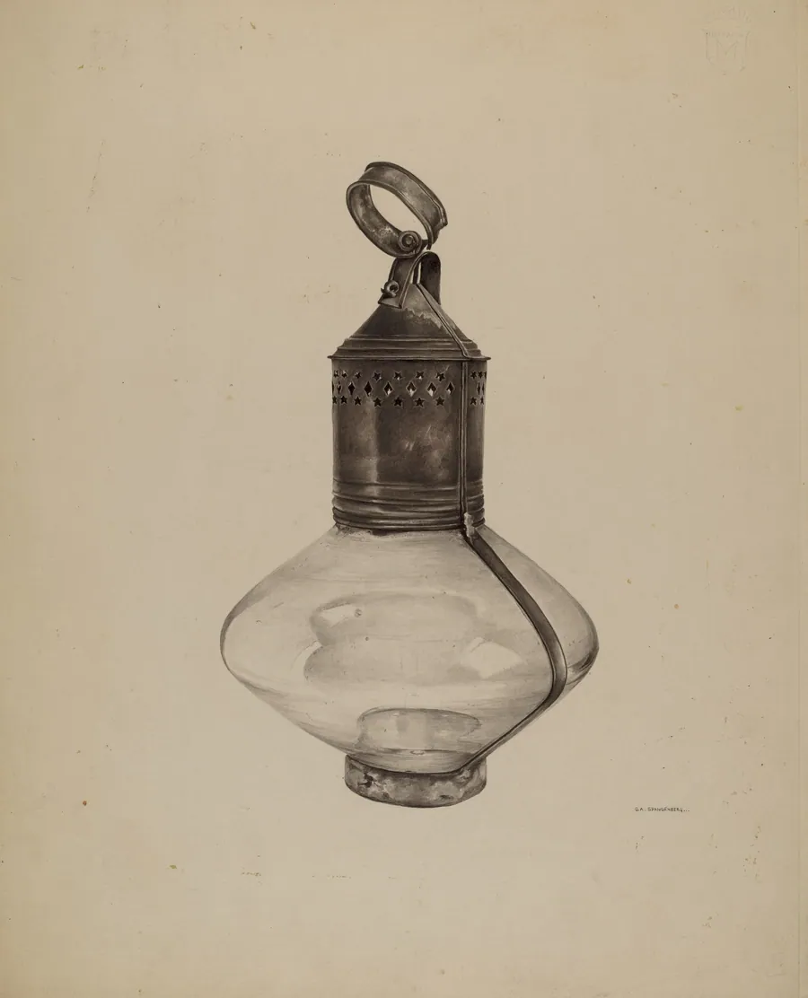 Ship's Lantern by G.A. Spangenberg