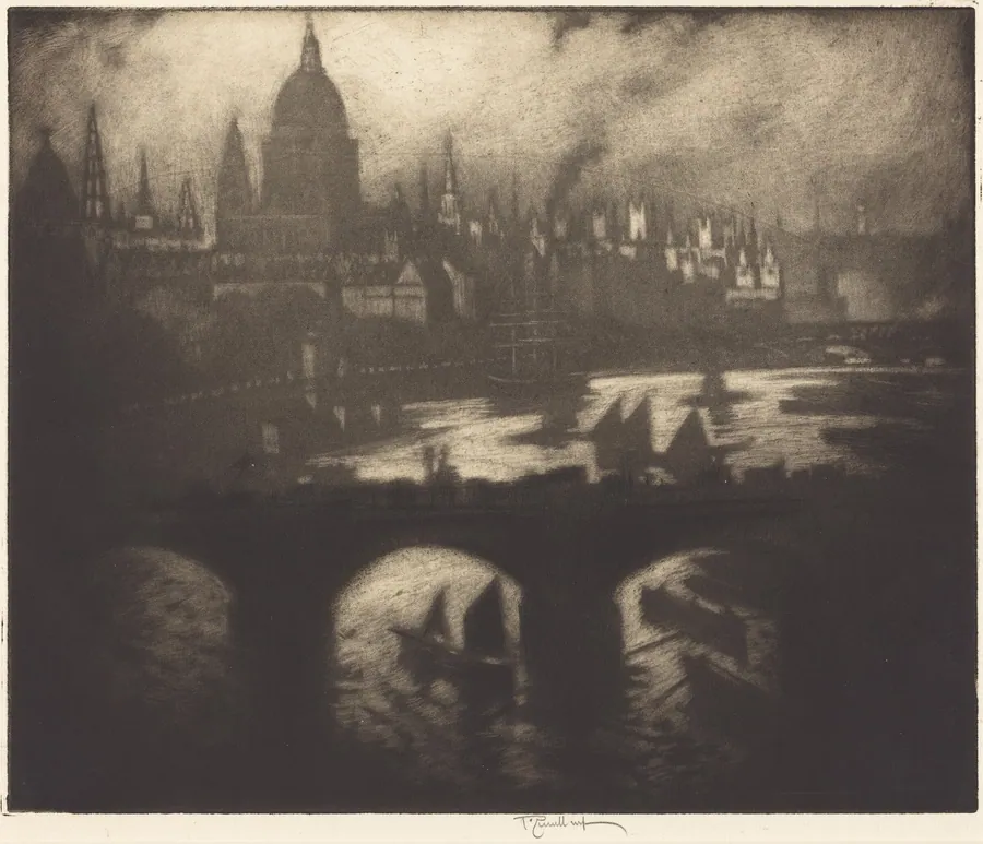 Wren's City by Joseph Pennell