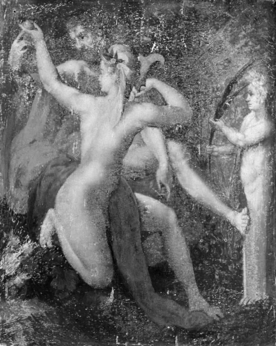 Vertumnus og Pomona by Ubekendt
