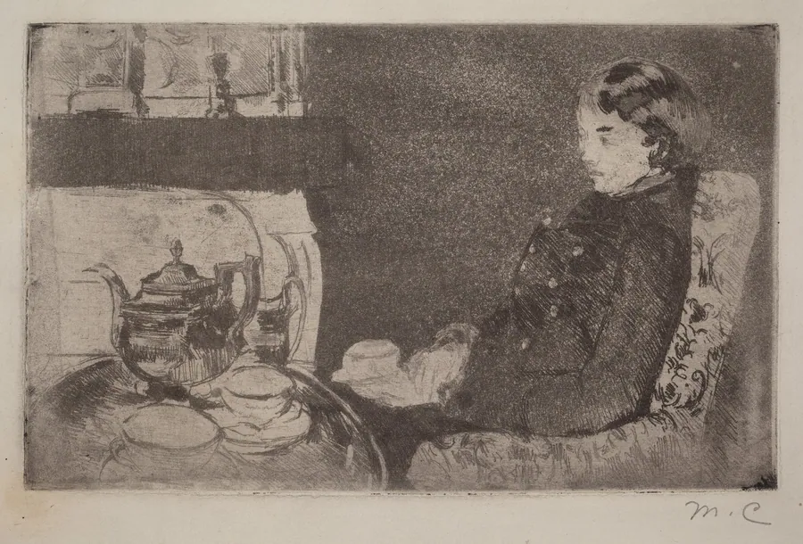 Lydia at Afternoon Tea by Mary Cassatt