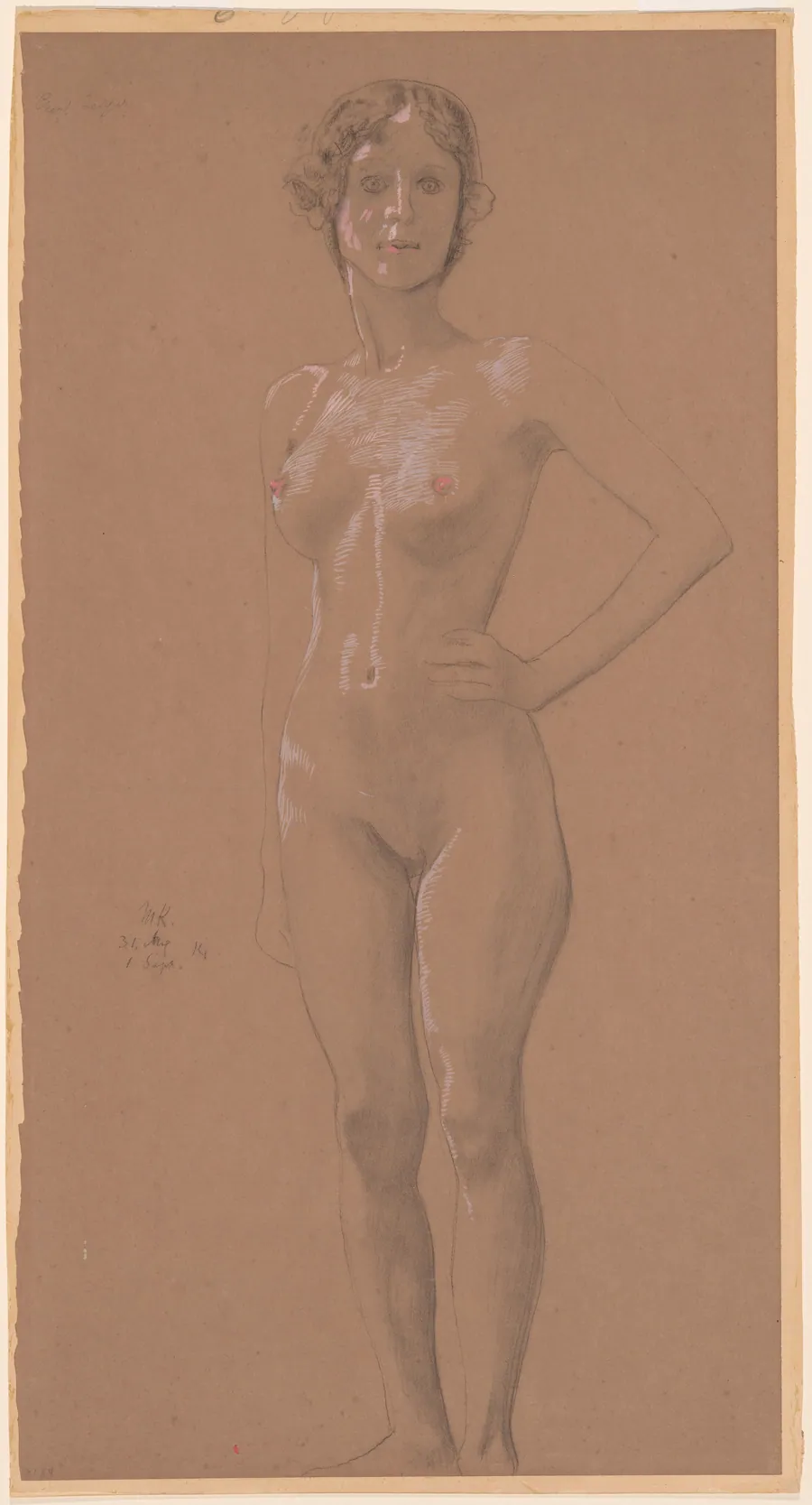 Standing Nude by Max Klinger