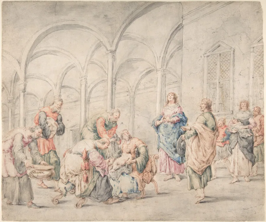 The Circumcision by Leonaert Bramer