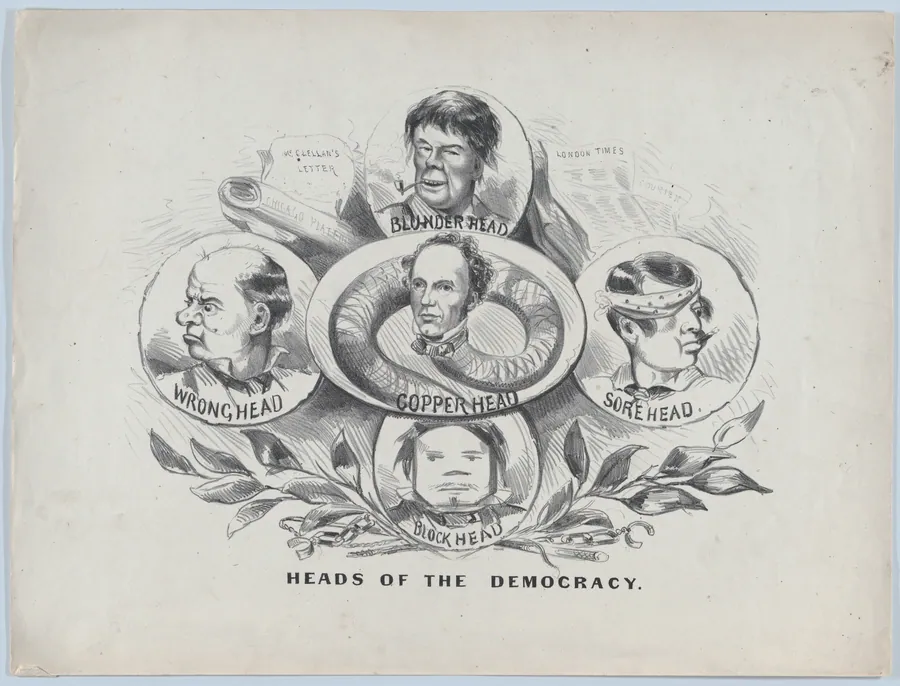 Heads of the Democracy by Currier & Ives