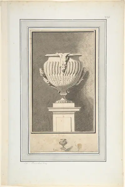 Study for Plate 7 of Bouchardon's "Second livre de vases"