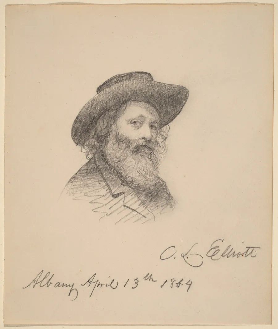 Portrait of the Artist Asa W. Twitchell by Charles Loring Elliott