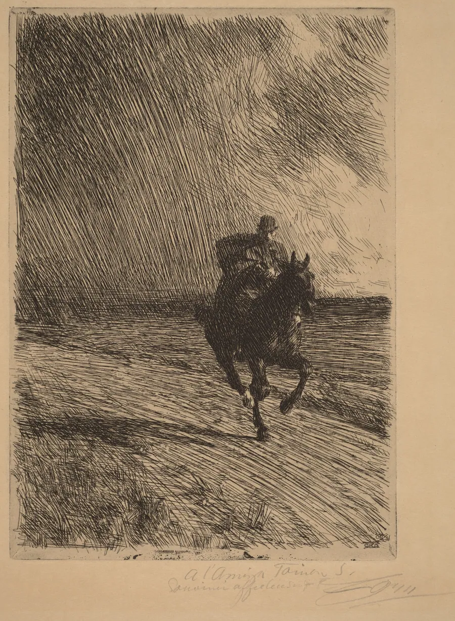 Storm (L'orage) by Anders Zorn