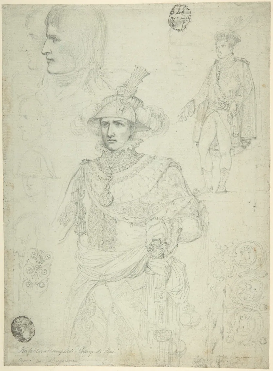 Napoleon Bonaparte at the Champ de Mai, June 1, 1815 by Jean Démosthène Dugourc
