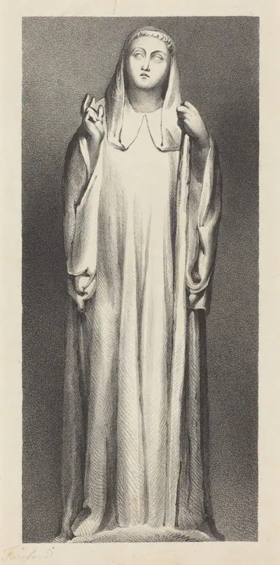 Figure from Peterborough Cathedral