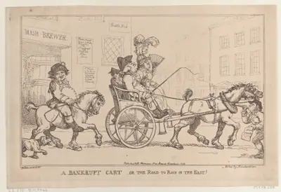A Bankrupt Cart, or The Road to Ruin in the East!