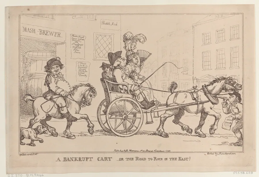 A Bankrupt Cart, or The Road to Ruin in the East! by George Murgatroyd Woodward