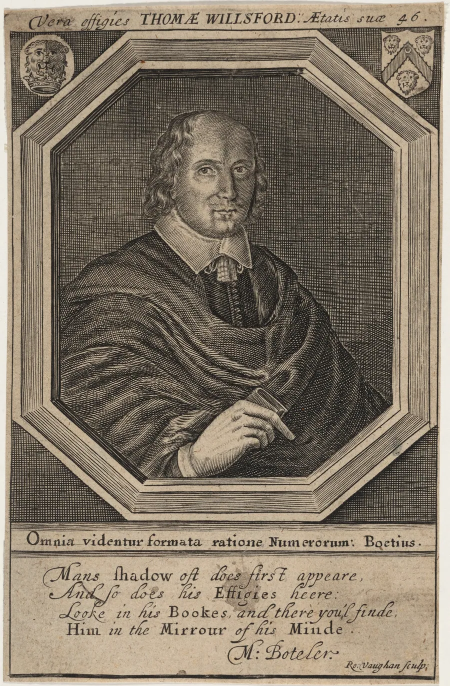 Thomas Willsford, Mathematician by Robert Vaughan