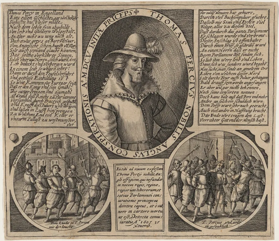 Thomas Percy and the Gunpowder Plot by Unknown 19th Century