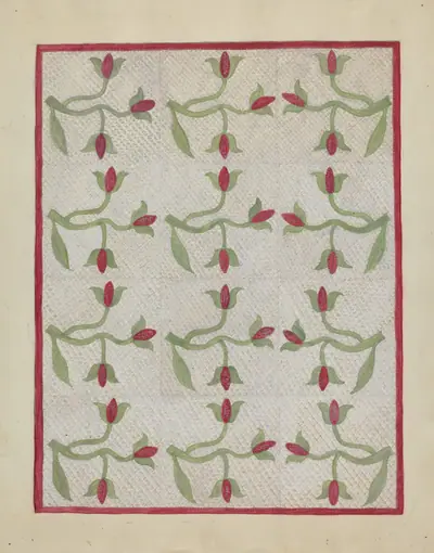 Tulip Pattern Quilt
