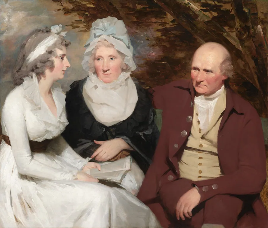 John Johnstone, Betty Johnstone, and Miss Wedderburn by Sir Henry Raeburn