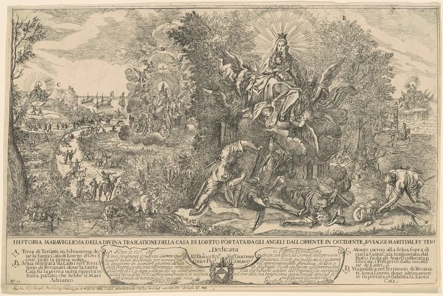 The Transport of the Holy House of Loreto by Joseph Heintz the younger