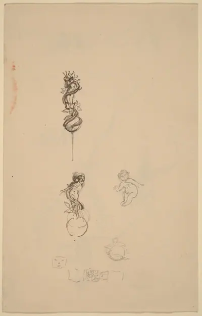 Studies for Jewelry Designs [recto]