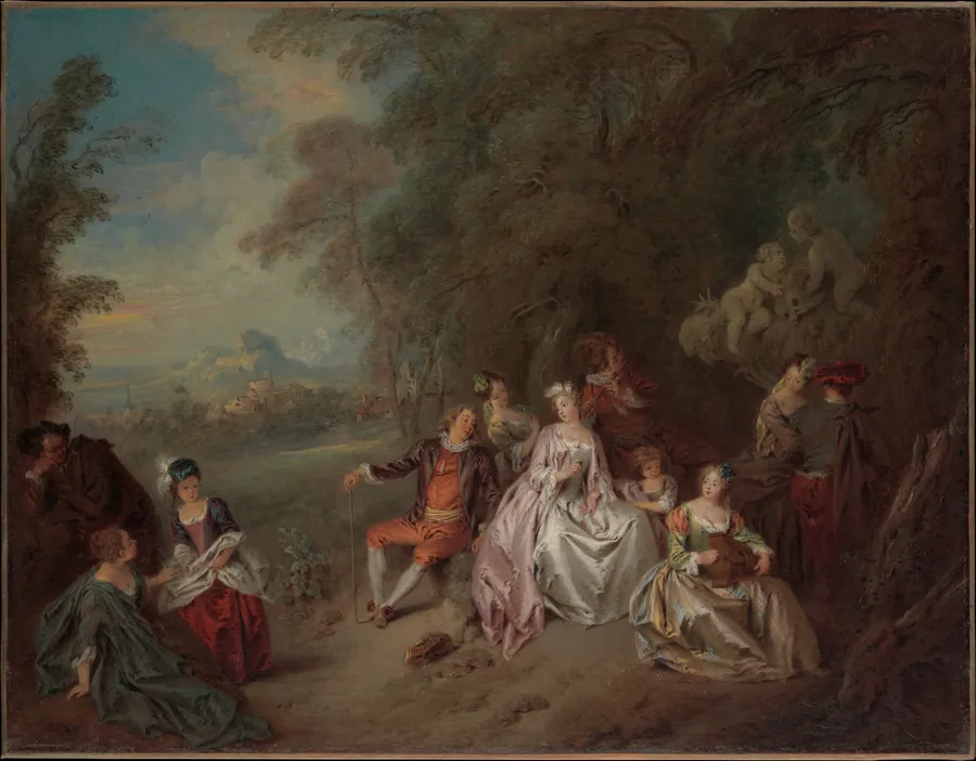 Concert Champêtre by Jean-Baptiste Joseph Pater