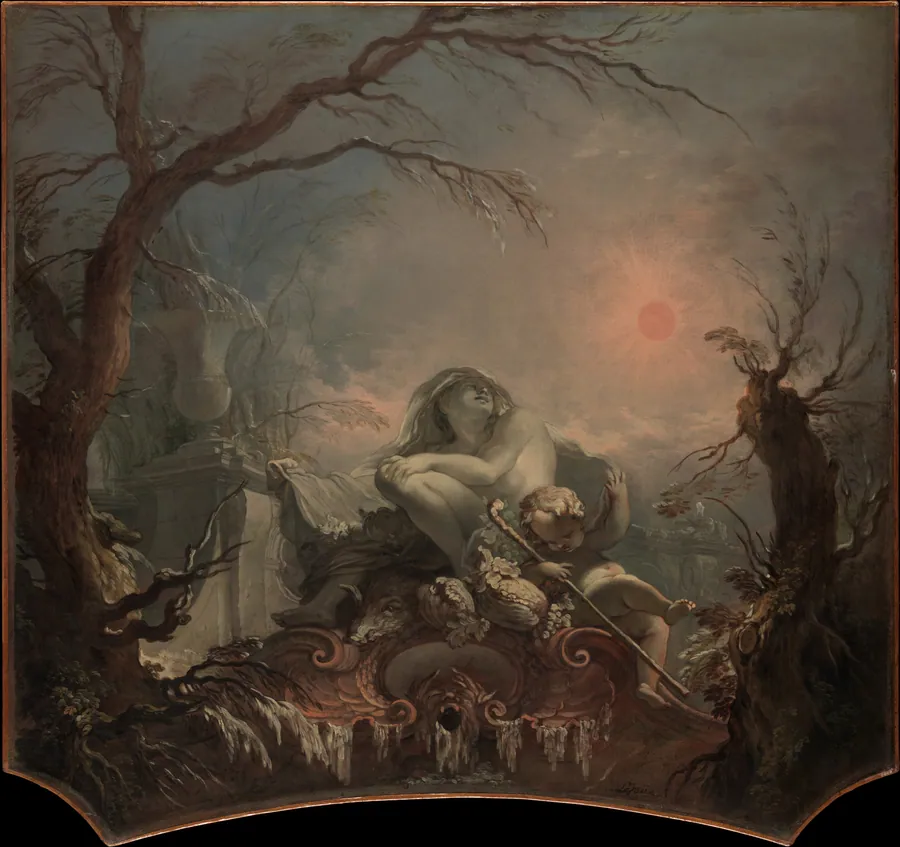 Allegory of Winter by Jacques de La Joue the Younger