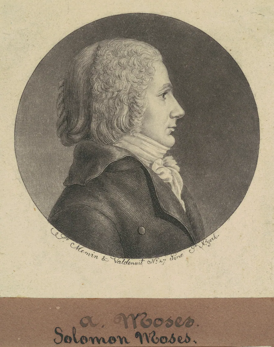 Solomon Moses by Charles B. J. Févret de Saint-Mémin