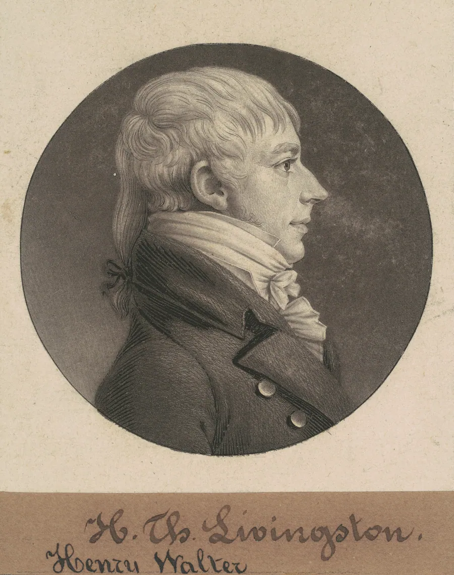 Henry Walter Livingston by Charles B. J. Févret de Saint-Mémin
