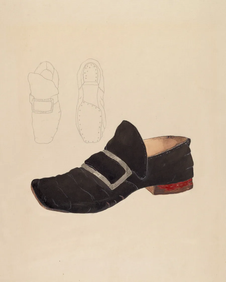 Man's Shoe by Gladys Cook