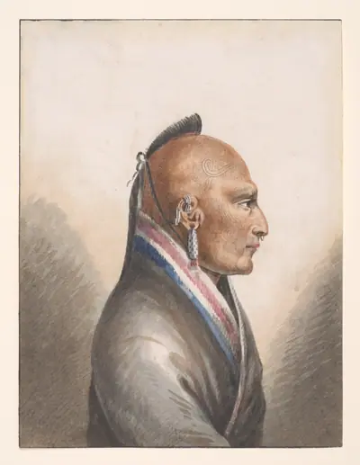 The Chief of the Little Osages