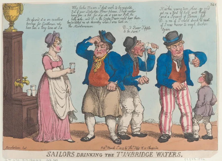 Sailors Drinking the Tunbridge Waters by Thomas Tegg