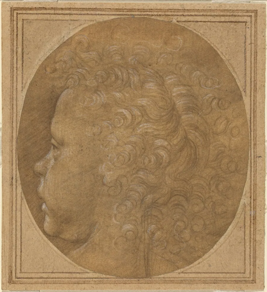 Head of a Child [recto] by Fra Bartolommeo