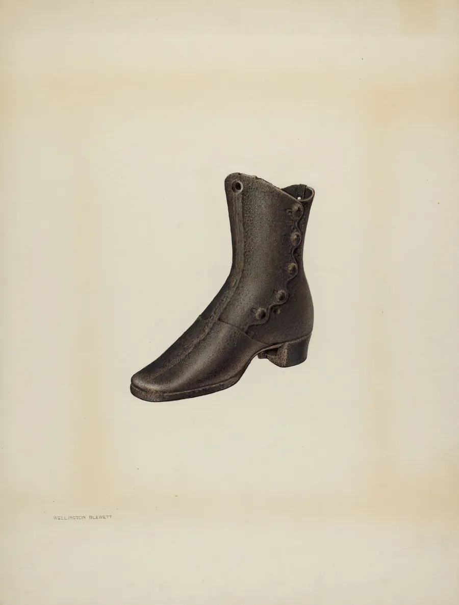 Iron Mannequin Shoe by Wellington Blewett