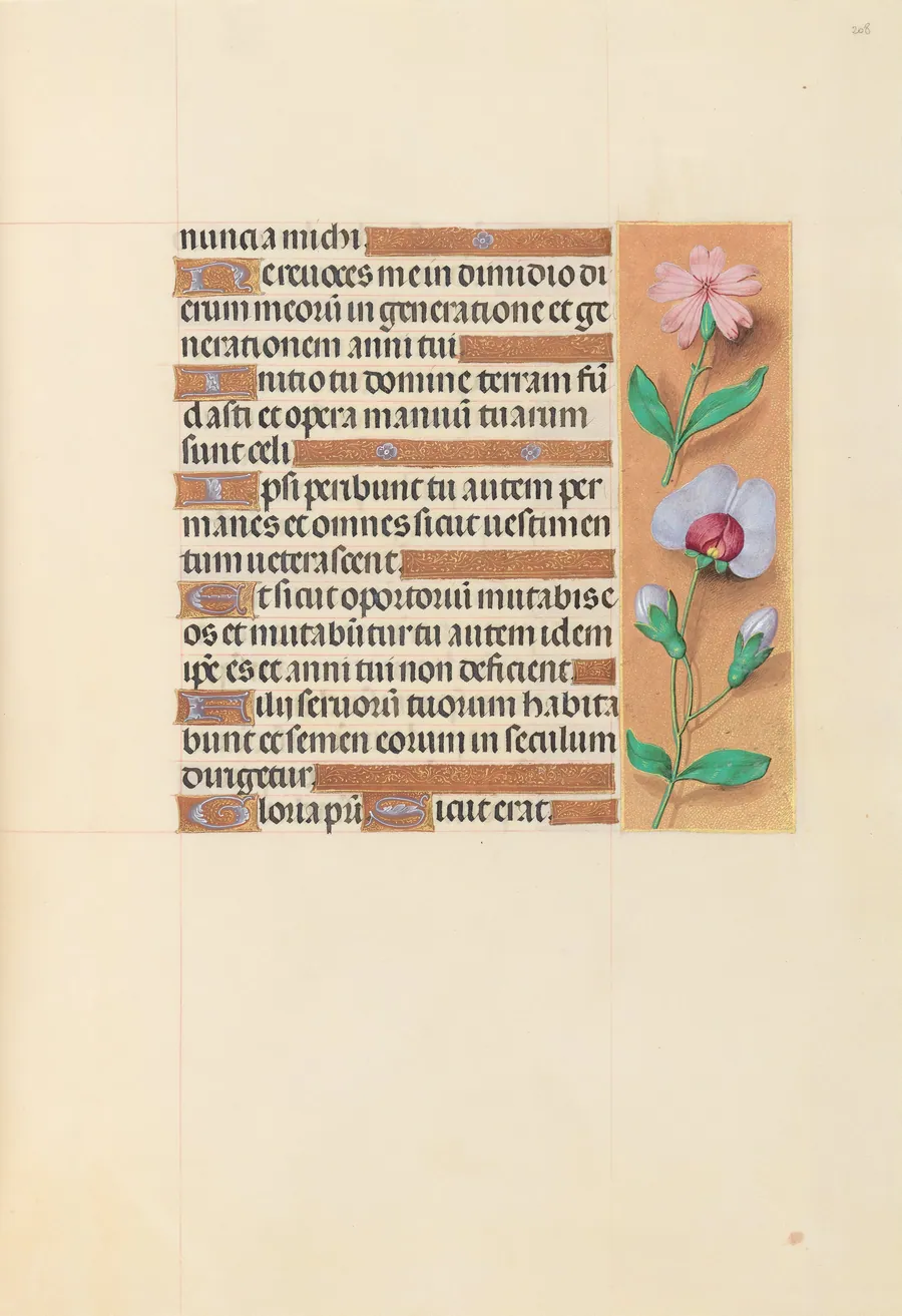 Hours of Queen Isabella the Catholic, Queen of Spain:  Fol. 208r by Master of the First Prayerbook of Maximillian