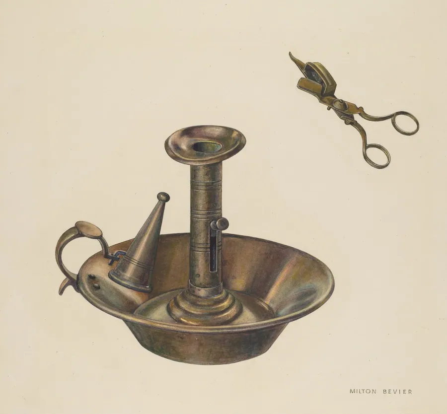 Candlestick by Milton Bevier