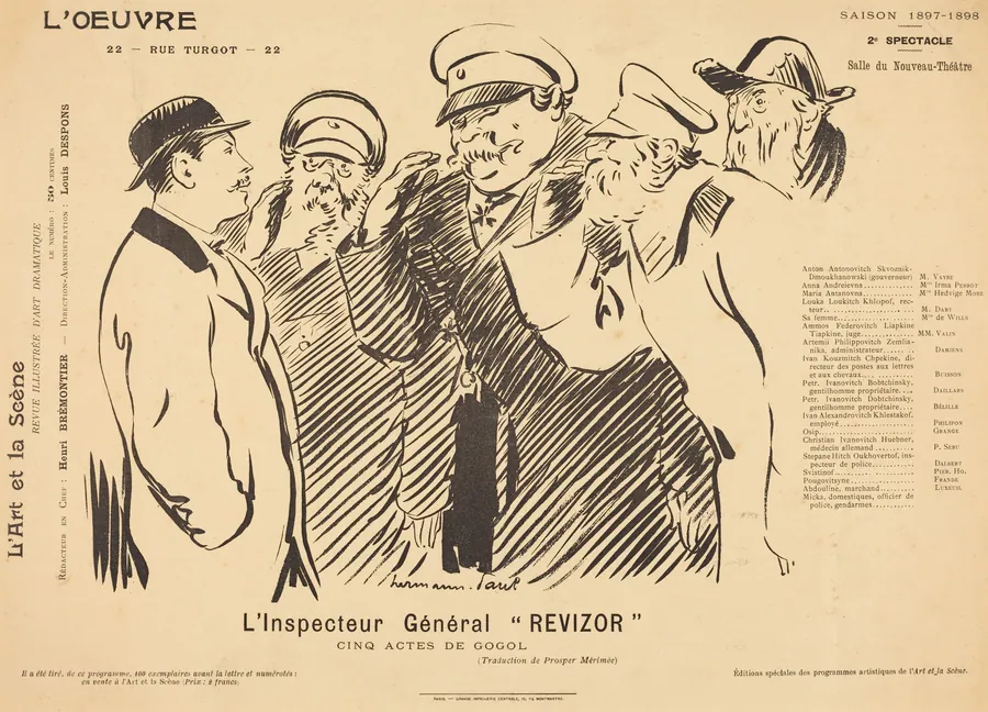 L'Inspecteur Général Revizor by Hermann-Paul