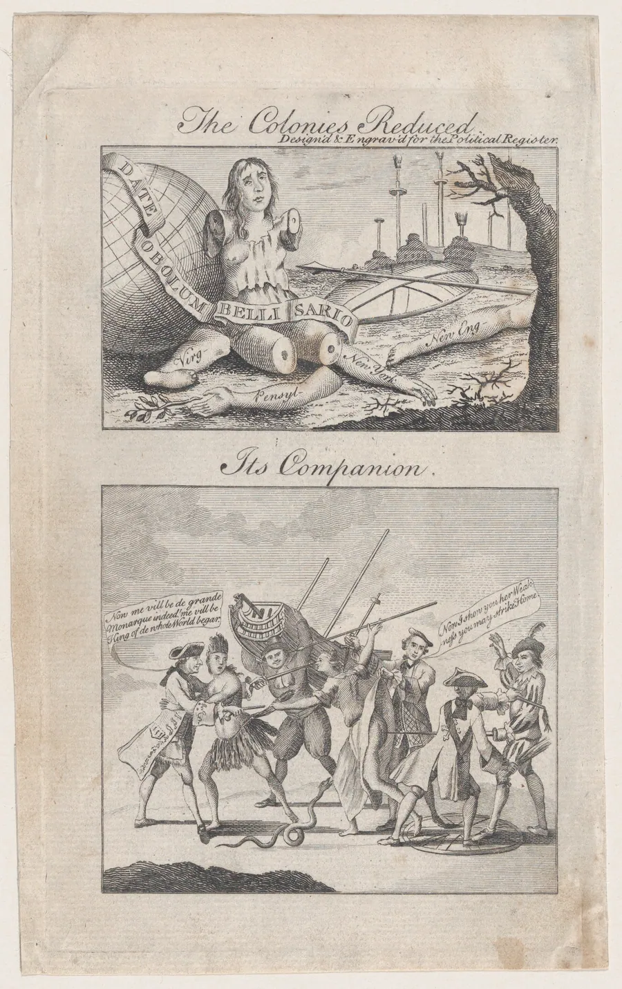The Colonies Reduced; Its Companion by Anonymous, British, 18th century