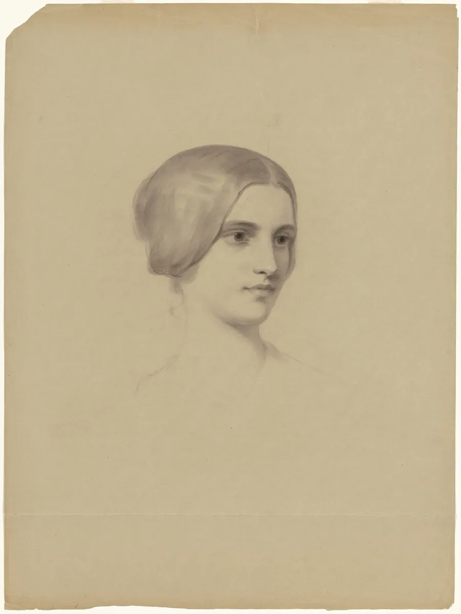 Head of a Young Woman by Seth Wells Cheney