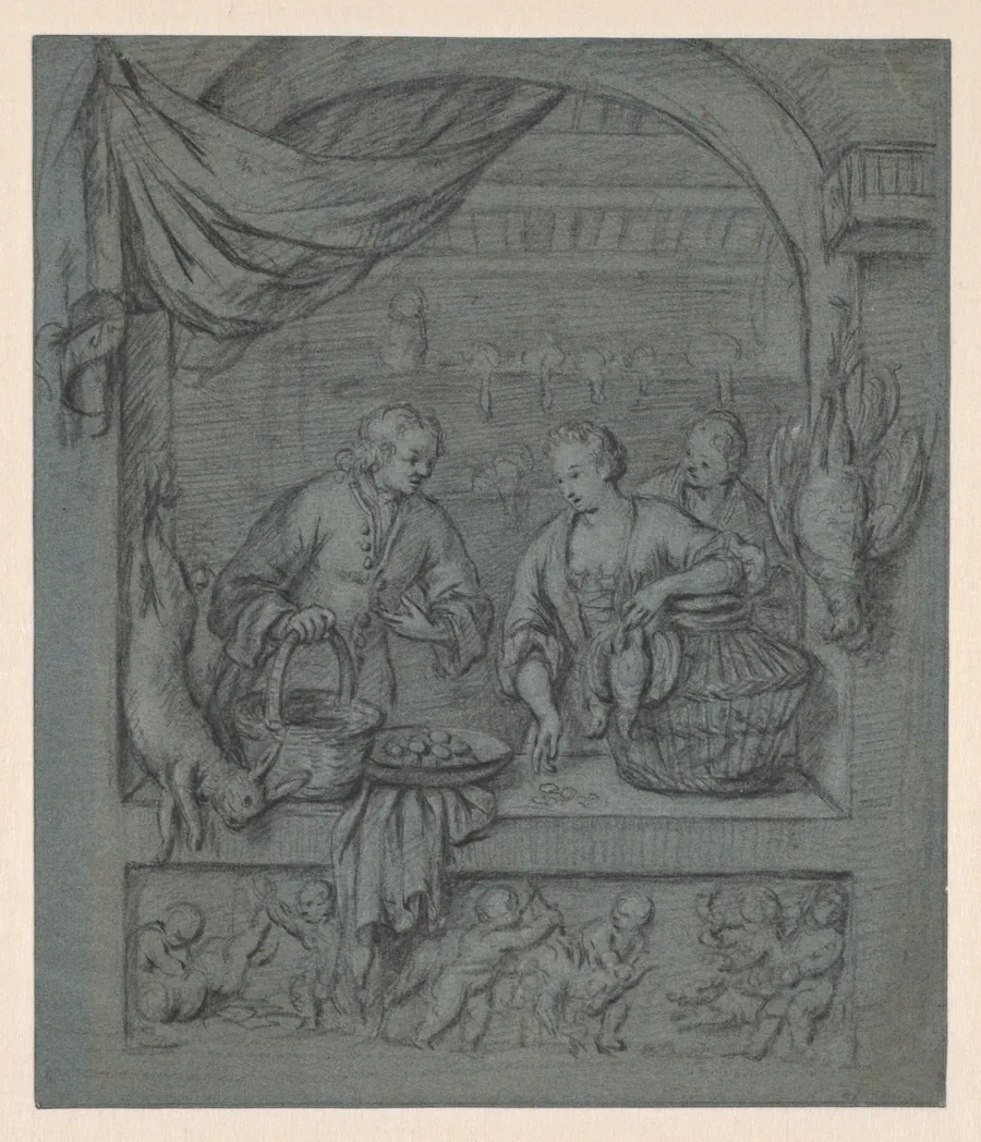 The Bird Seller by Willem van Mieris