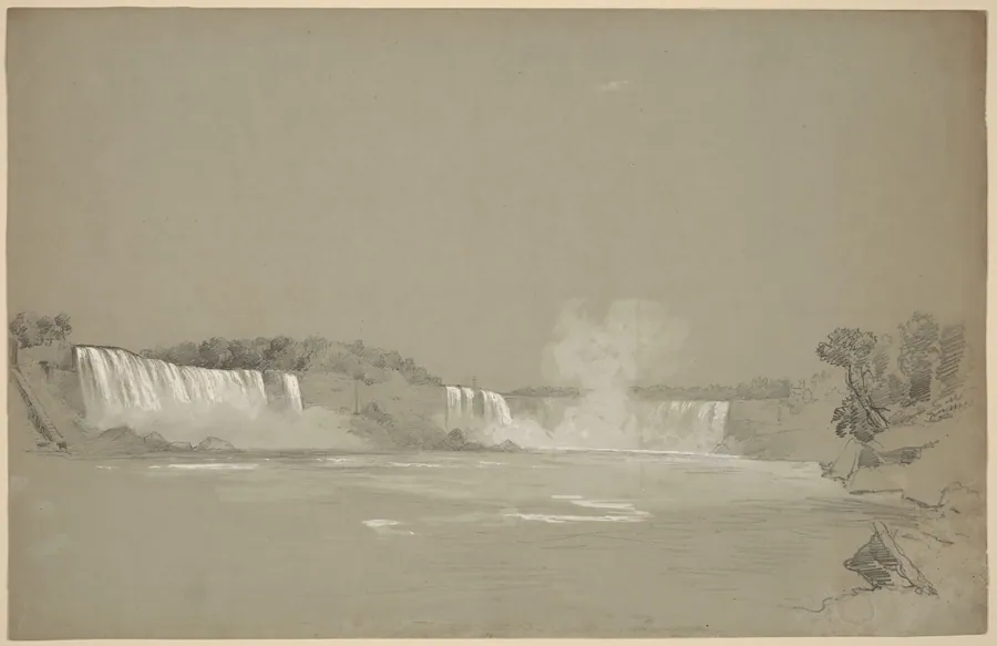 Niagara Falls by Régis François Gignoux