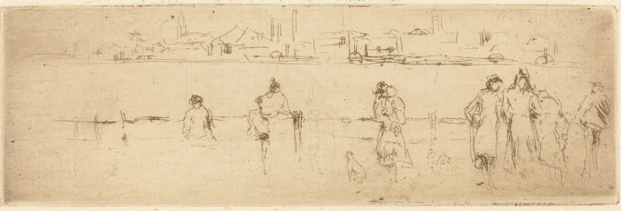 A Sketch of the Embankment by James McNeill Whistler