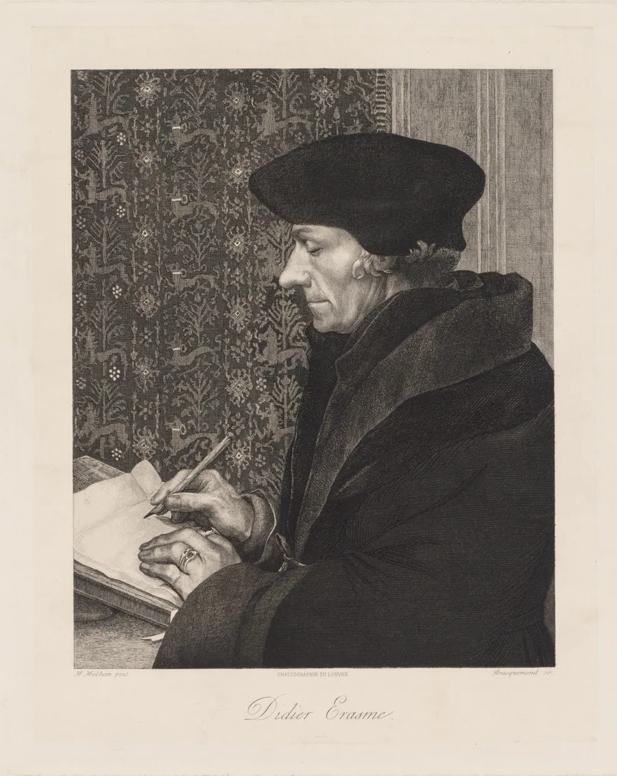 Erasmus (Didier Erasme) by Hans Holbein