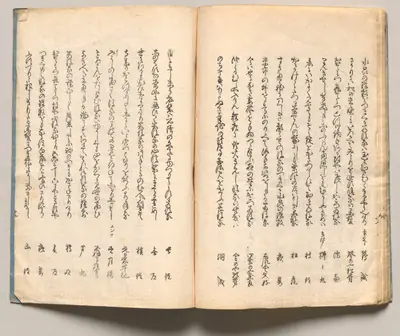 Spread Twenty from Volume One of People of Japan in Light Verse (Kyōka)