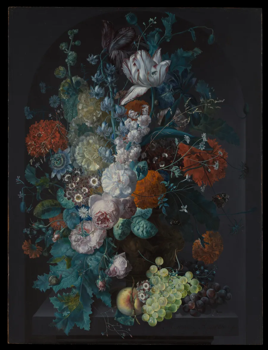 A Vase of Flowers by Margareta Haverman