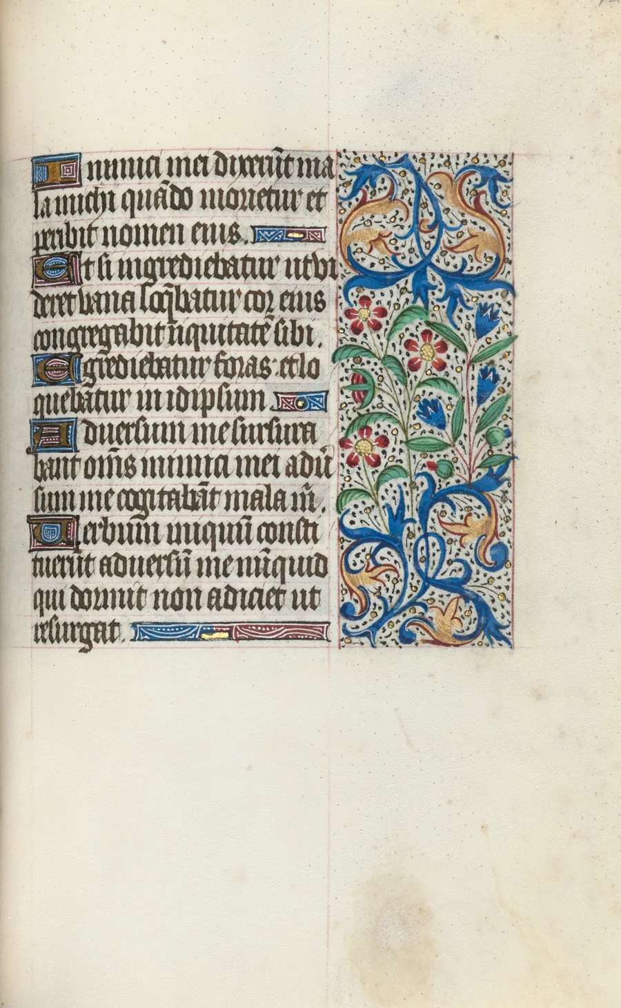 Book of Hours (Use of Rouen): fol. 128r by Master of the Geneva Latini