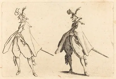 Gentleman in Large Mantle, Front View