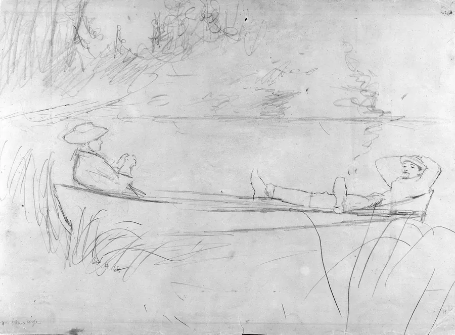 Ned Samson and His Wife by Homer Dodge Martin