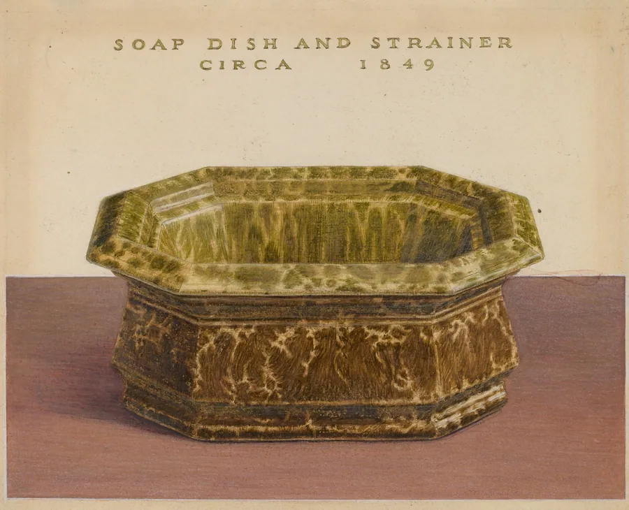 Soap Dish and Strainer by Roy Williams