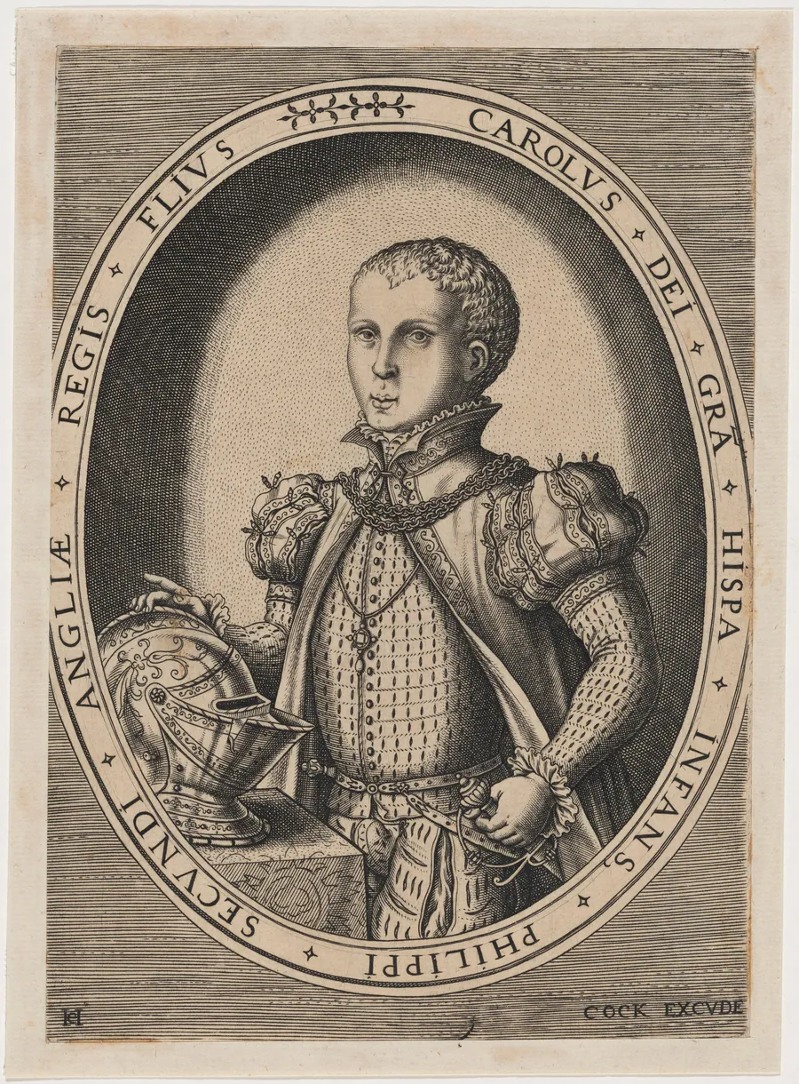 Don Carlos, Prince of Asturias by Hieronymus Cock