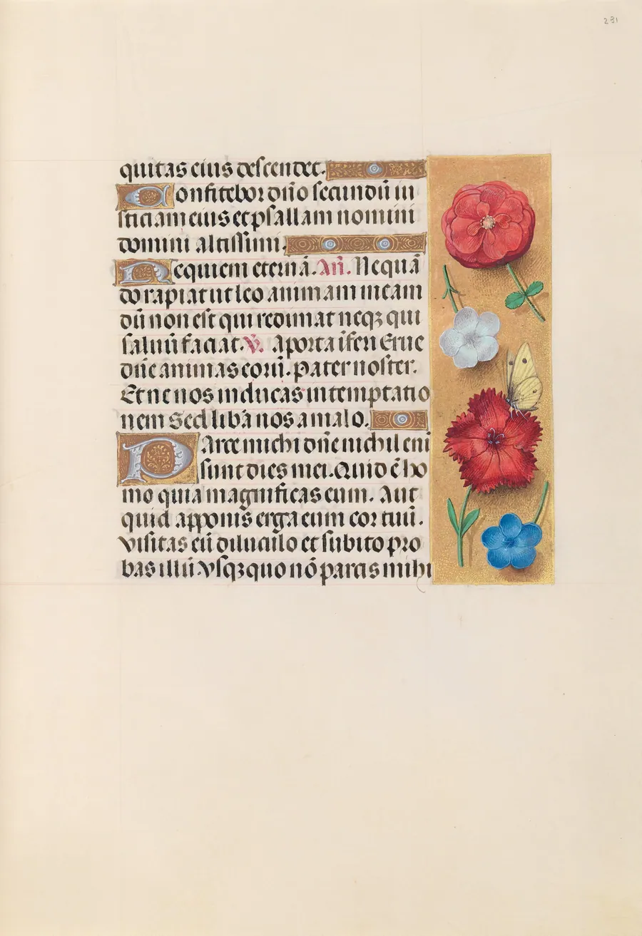 Hours of Queen Isabella the Catholic, Queen of Spain:  Fol. 231r by Master of the First Prayerbook of Maximillian