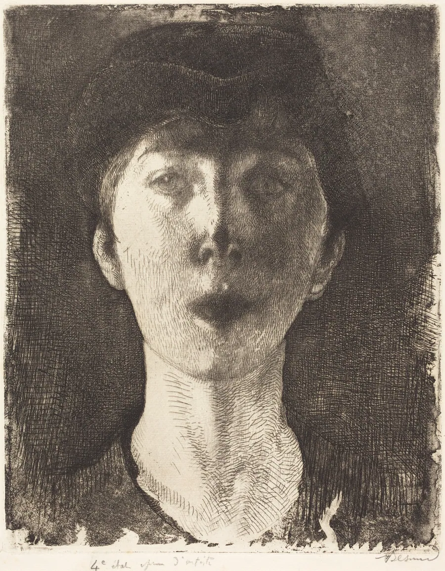 Queen Elisabeth of Belgium (La Reine Élisabeth de Belgique) by Albert Besnard