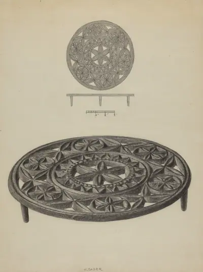 Pa. German Trivet
