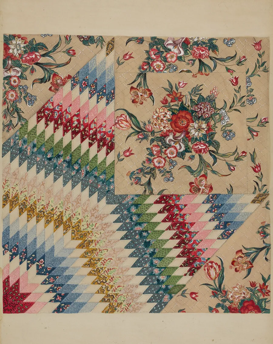 Patchwork Quilt by Irene Schaefer